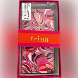 Trina Turk Large Pink Wallet NIB